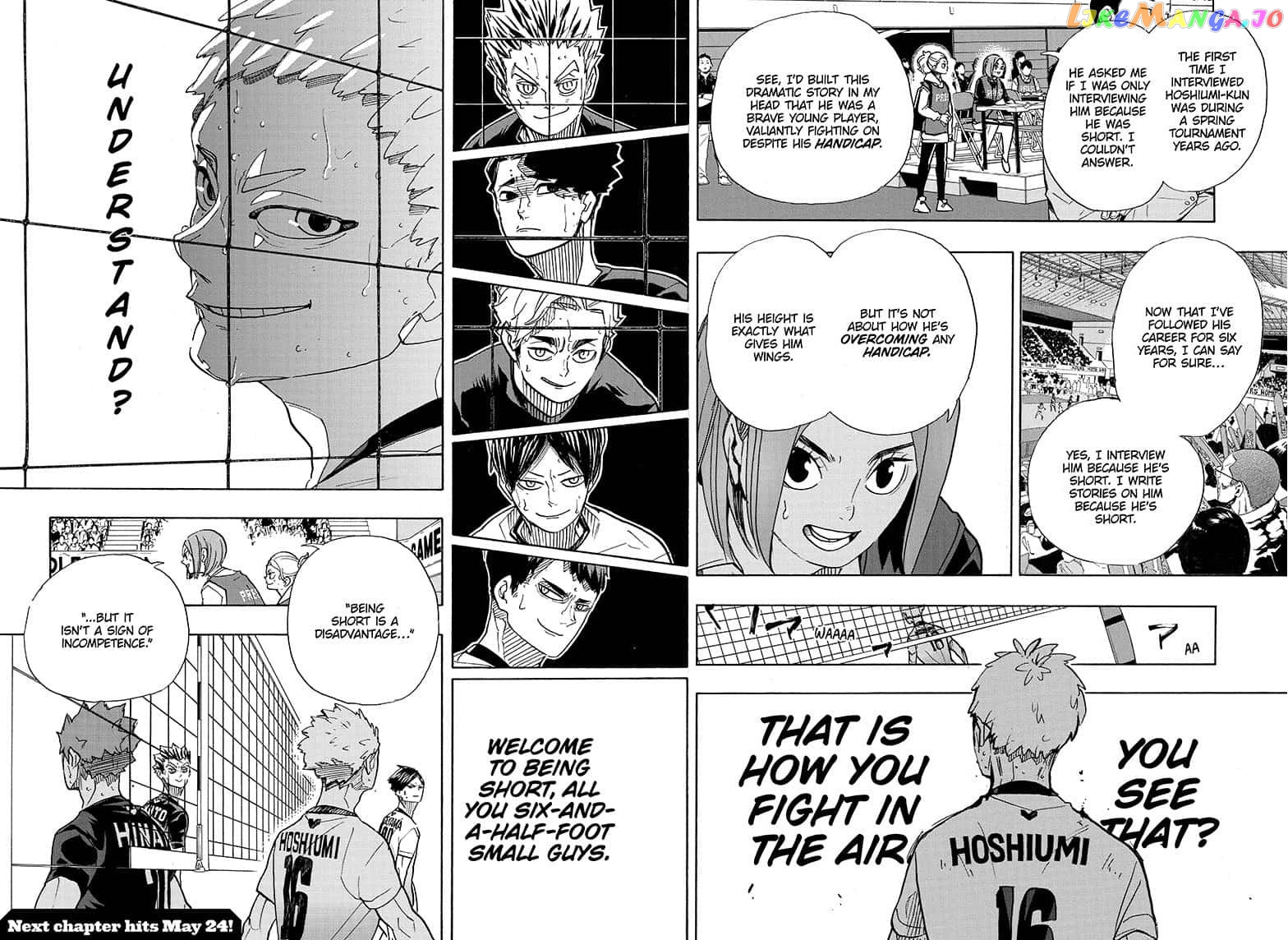 Haikyuu!!, Chapter 393 image 14